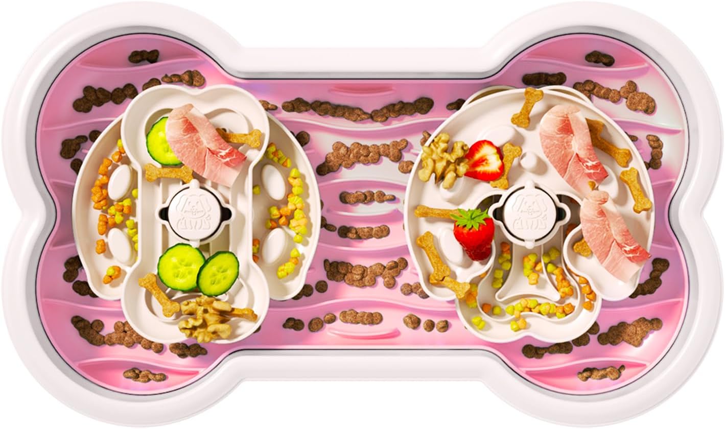 Anti-Choking Non-Slip Interactive Dog Slow Feeder Bowl - Large Breed