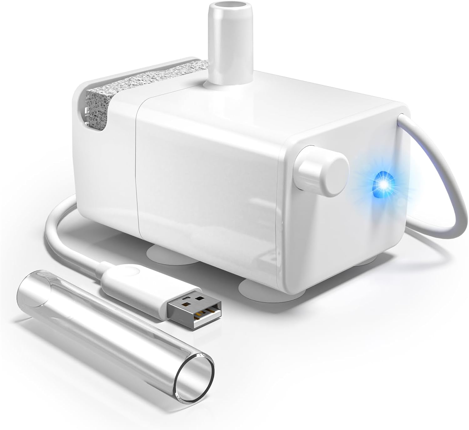 Large Stainless Steel Dog Water Fountain with Pump