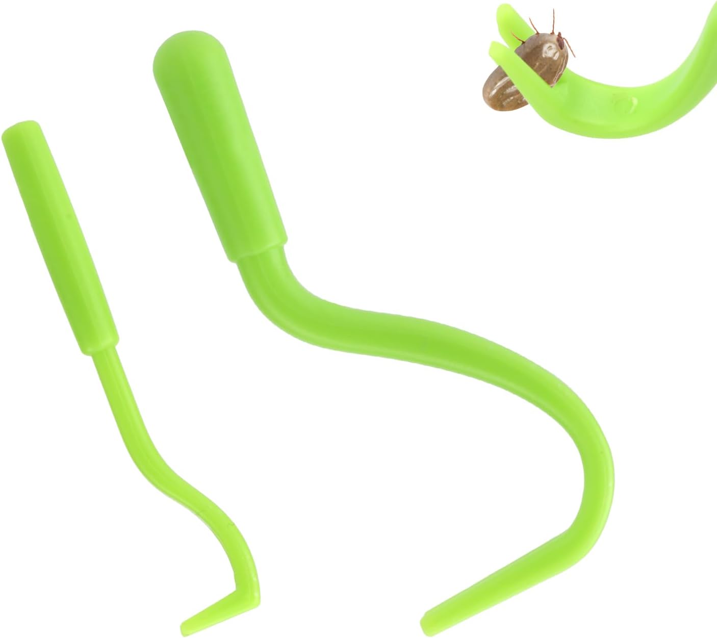 Tick Removal Tool Set 2pcs Plastic Twister