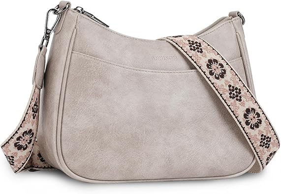 Trendy Leather Crossbody Purse with Adjustable Strap