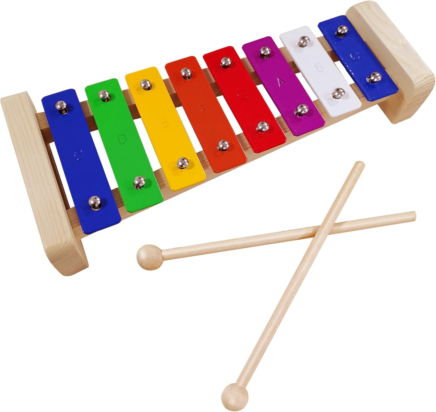Kids Xylophone with 8 Notes and 2 Mallets