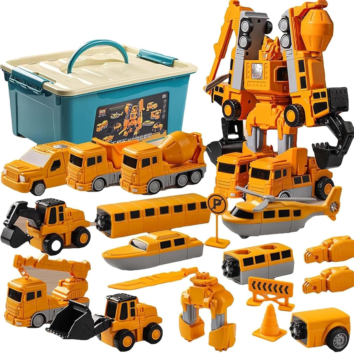 Magnetic Engineering Car Construction Toy Set with 35 Pieces