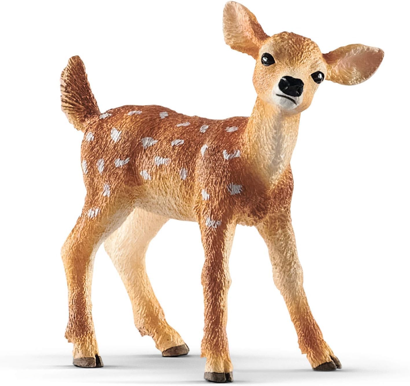 Realistic Baby Deer Figurine - White-Tailed Fawn