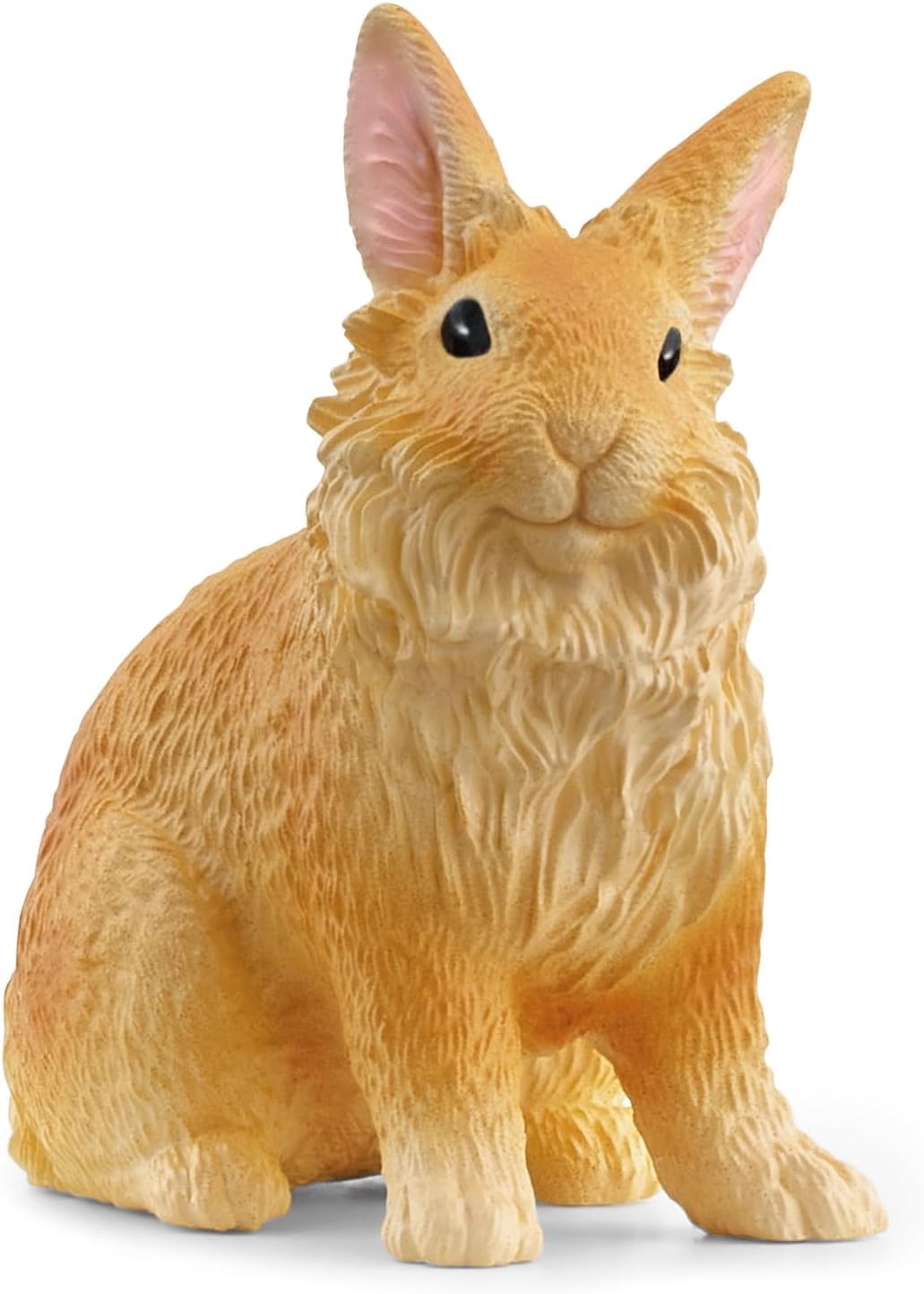 Realistic Lionhead Rabbit Figurine - Farm Animal Toy