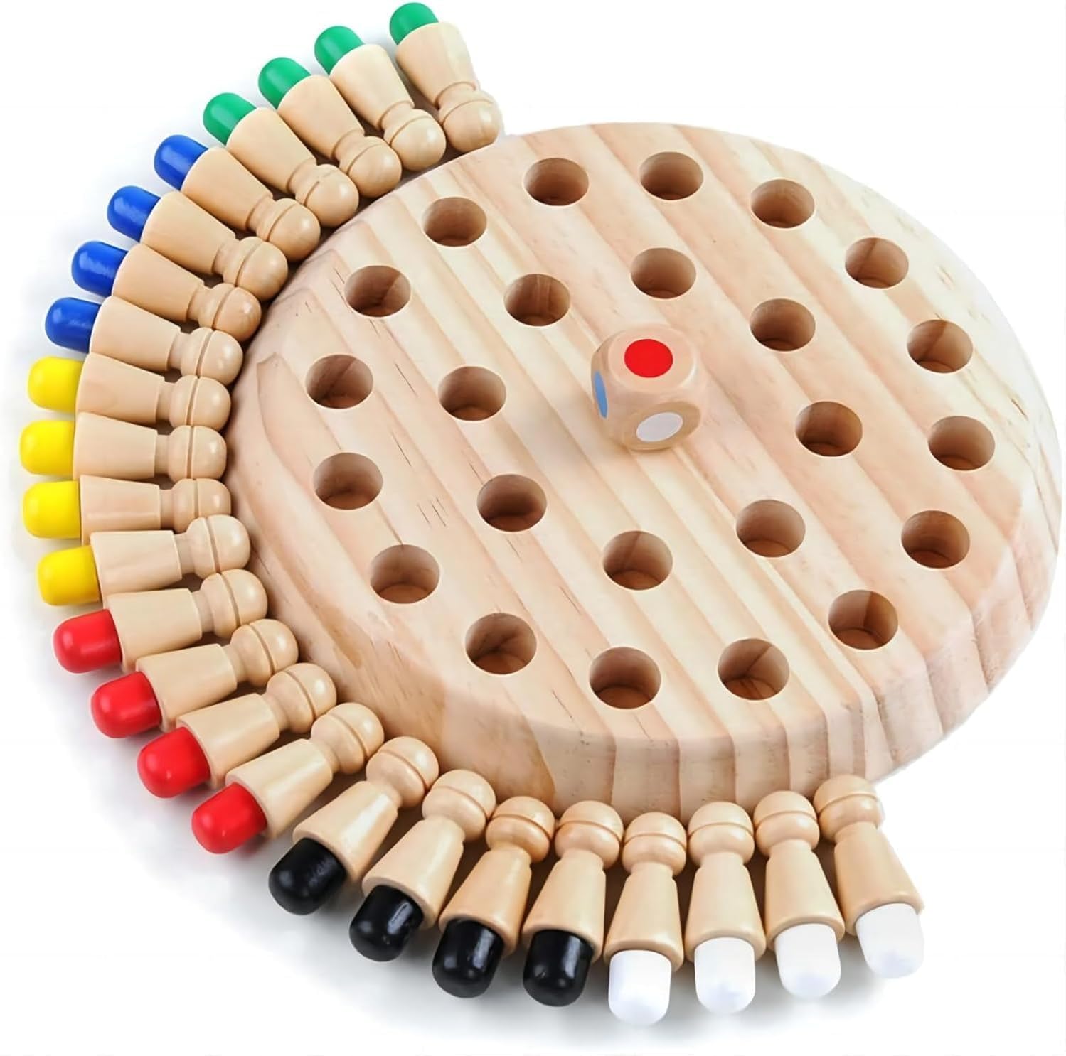 Wooden Memory Chess Game for Kids Educational Brain Training