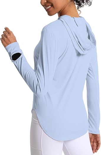 Women's Sun Protection Hoodie Long Sleeve Rash Guard