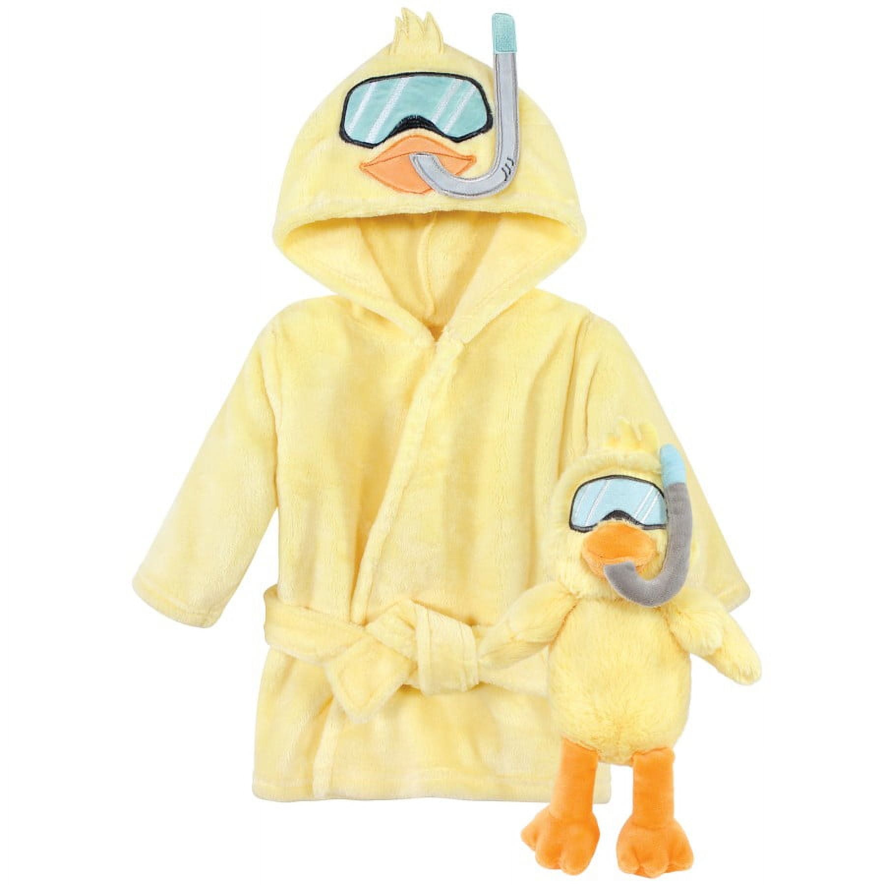 Baby Plush Bathrobe & Toy Set