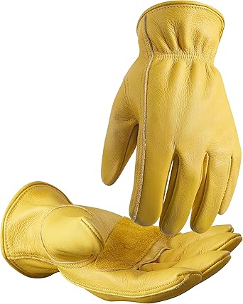 Leather Work Gloves for Men and Women