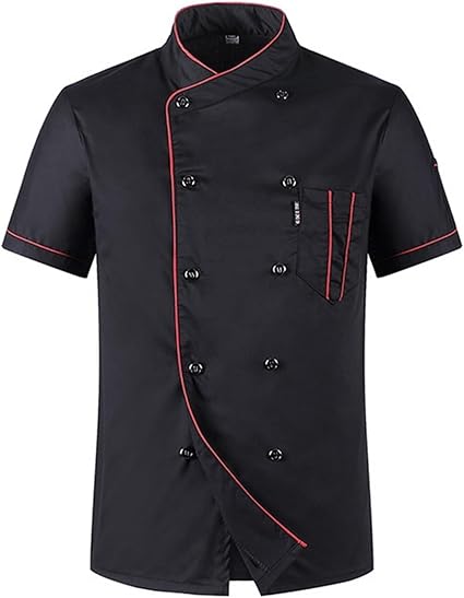 Chef Short Sleeve Kitchen Work Jacket