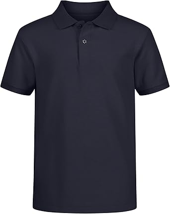 Boys Short Sleeve Pique Polo Shirt
