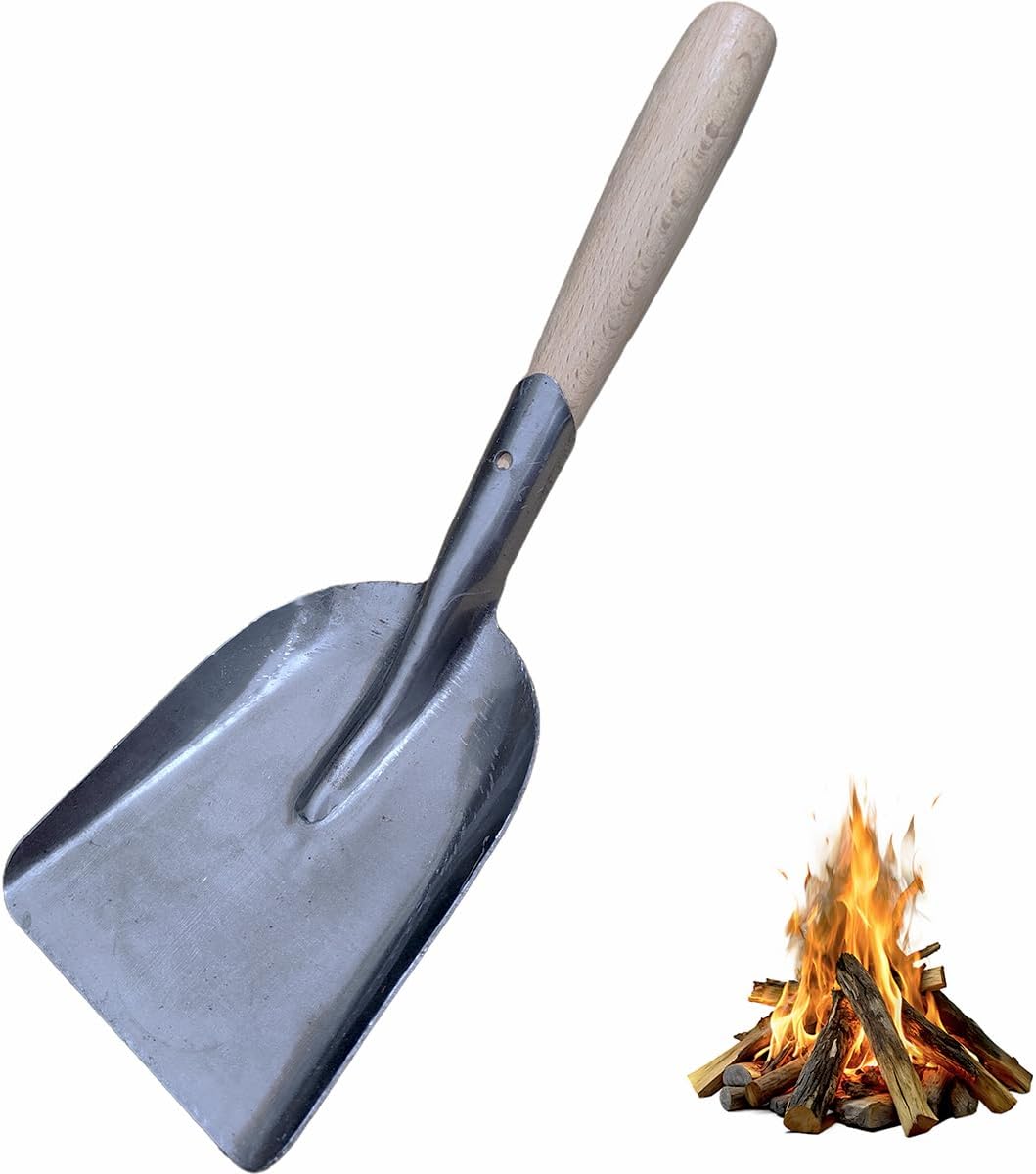 Fireplace Ash Shovel Heat Resistant for Fire Pit