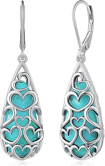 Turquoise Drop Earrings for Women