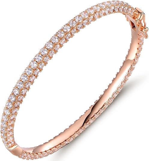Crystal Eternity Bangle Bracelet