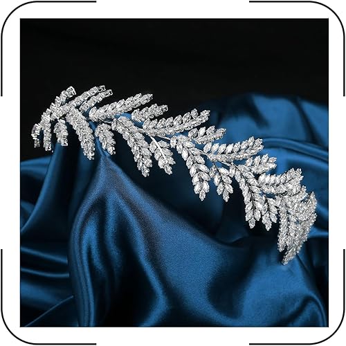Luxury Zirconia Wedding Hairband Headpiece