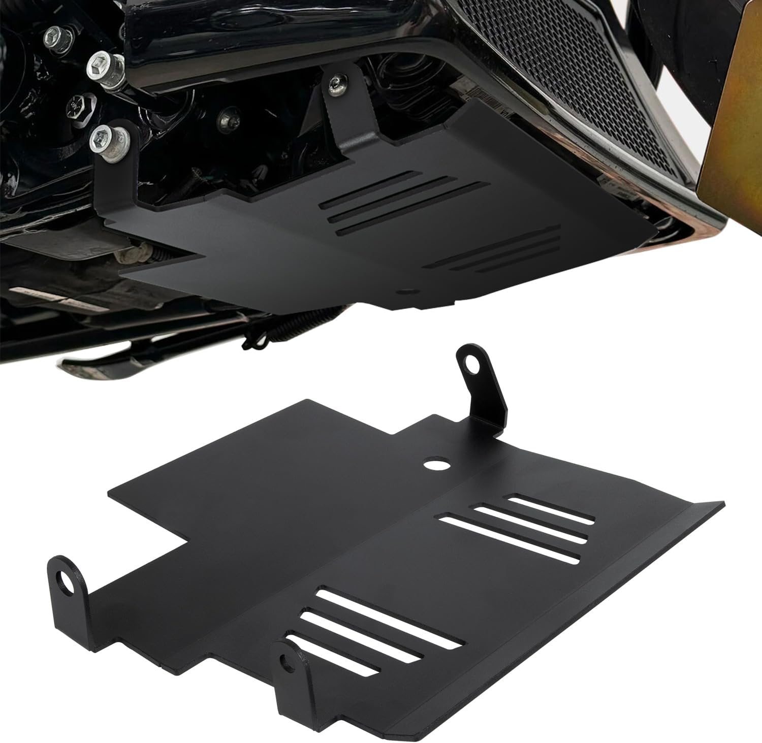 Aluminum Engine Skid Plate for Compatible Touring Models