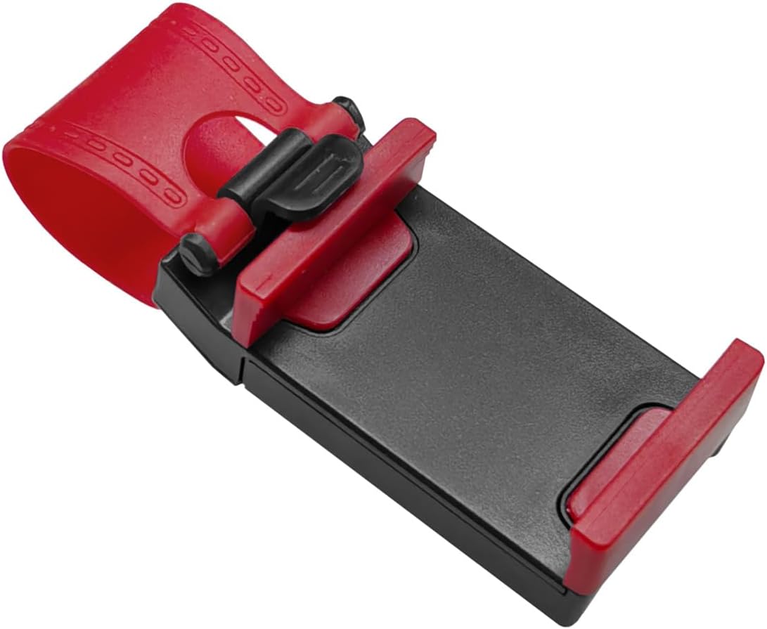 Steering Wheel Phone Holder Clip for Compatible Smartphones
