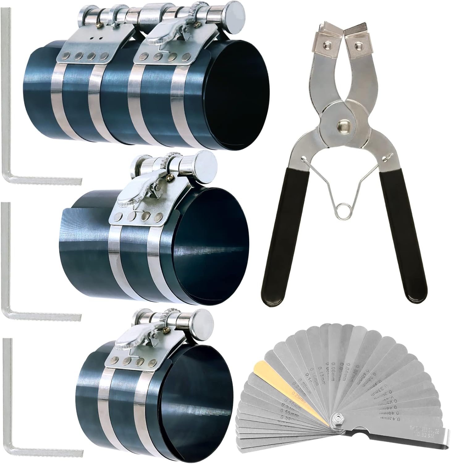 8pcs Piston Ring Compressor and Installation Tool Kit