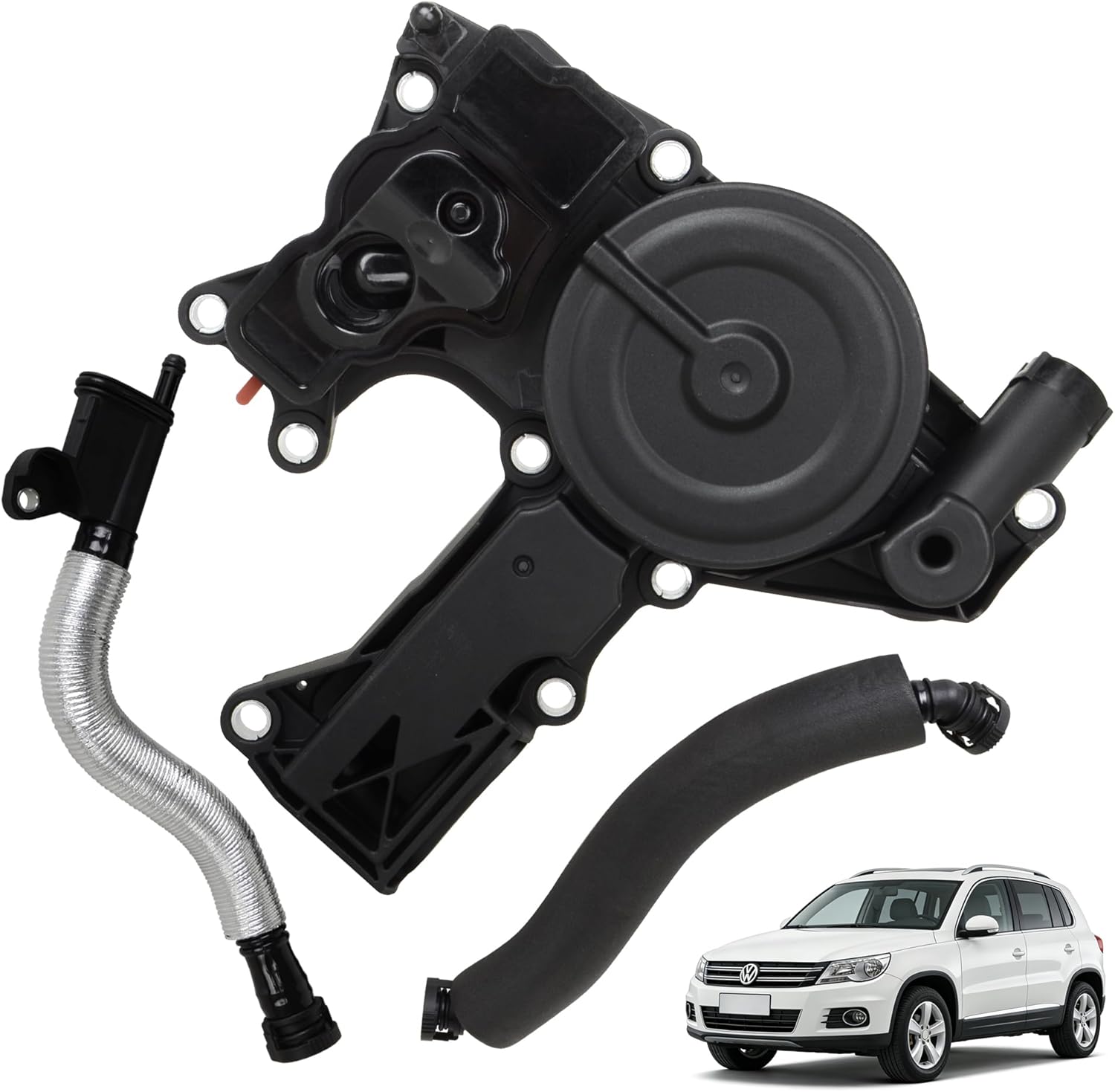 Engine PCV Valve Oil Separator Breather Hose Kit