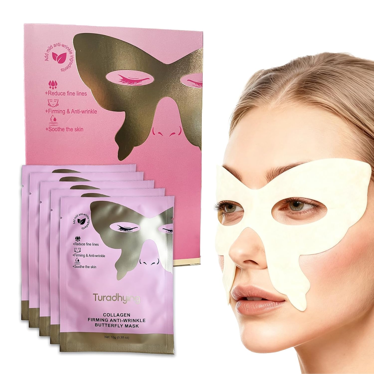 Collagen Firming Anti-Wrinkle Butterfly Eye Masks