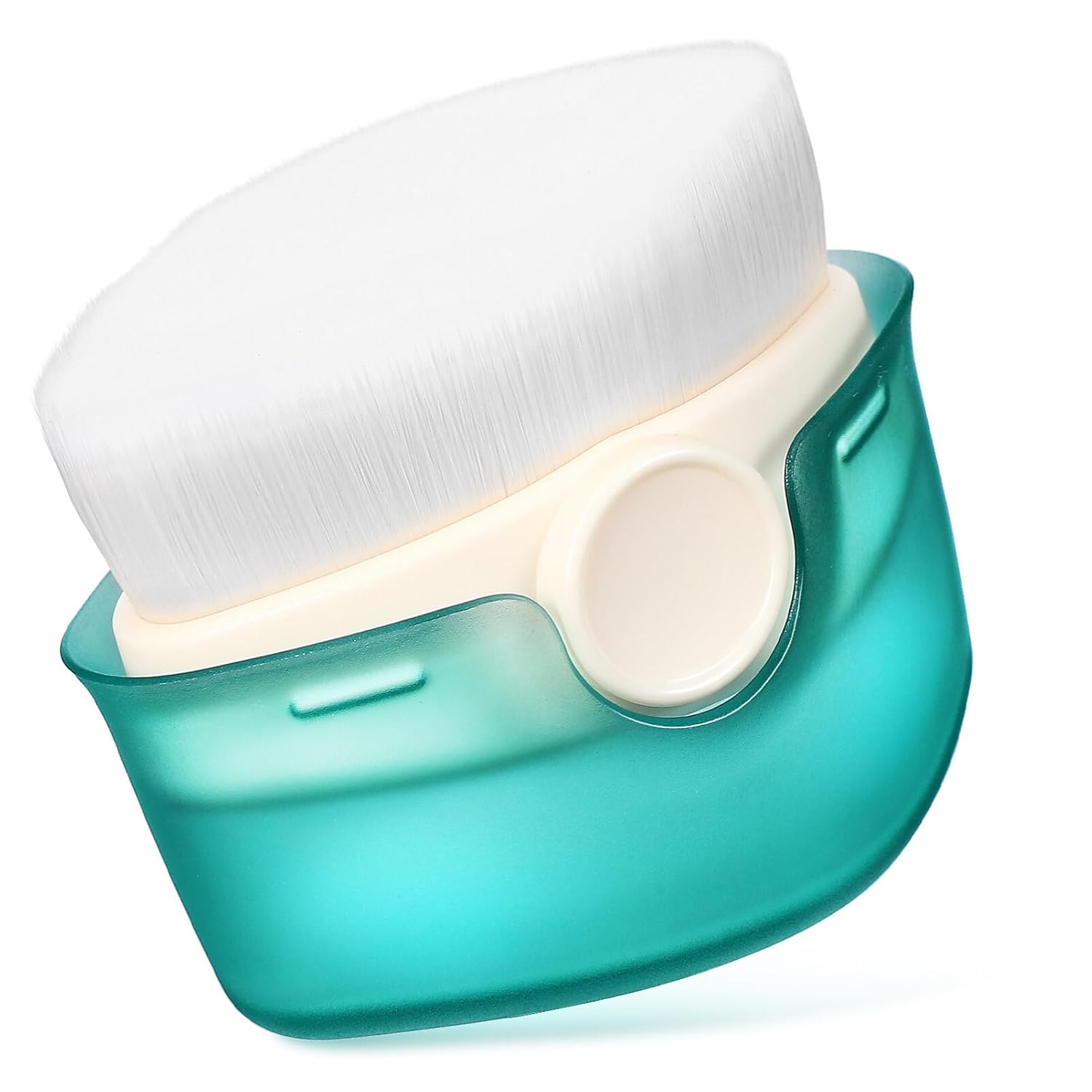 Sunscreen and Makeup Applicator Brush with Protective Cover