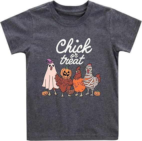 Kids Halloween Graphic Short Sleeve T-Shirt