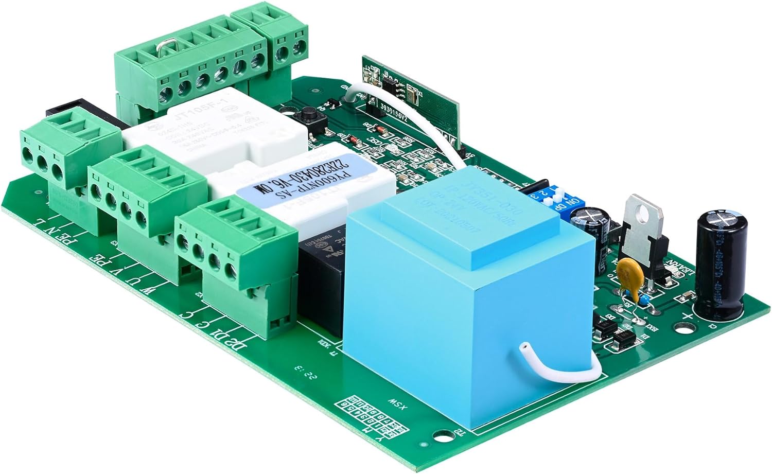 AC Sliding Gate Opener Replacement Control Board with Remote