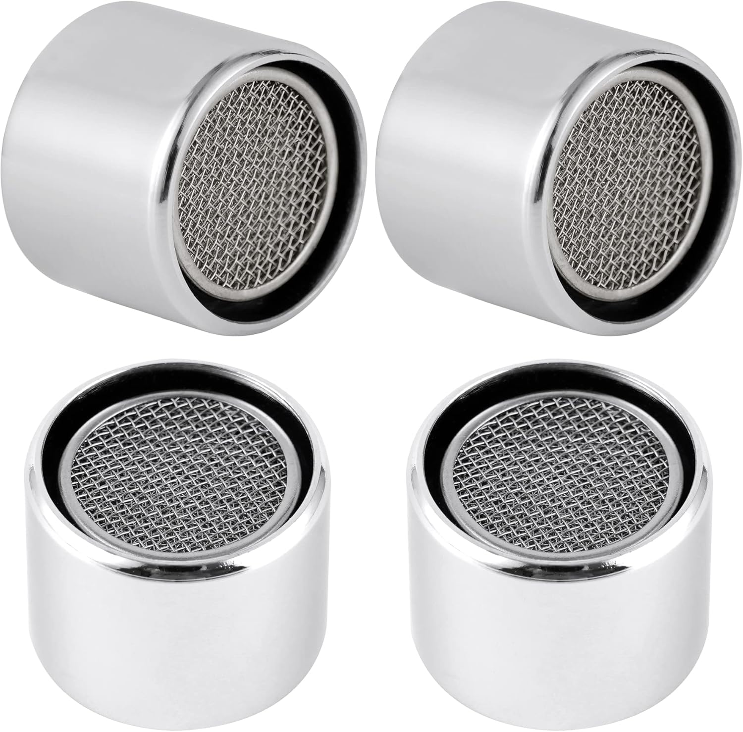 Faucet Aerator Adapter with Stainless Steel Shell 4PCS