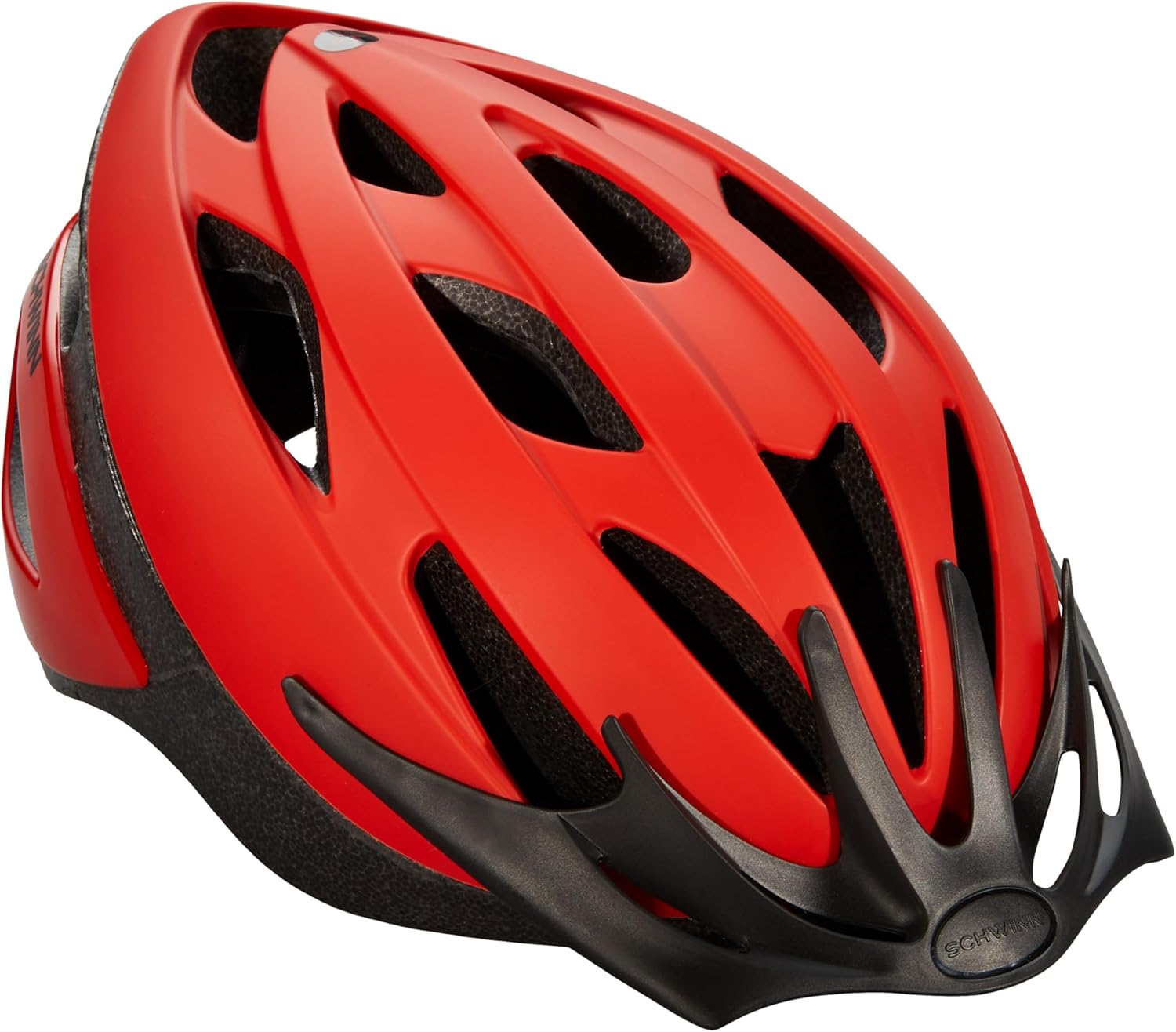 Adult Bike Helmet with Adjustable Fit, Padding, Air Vents, and Visor