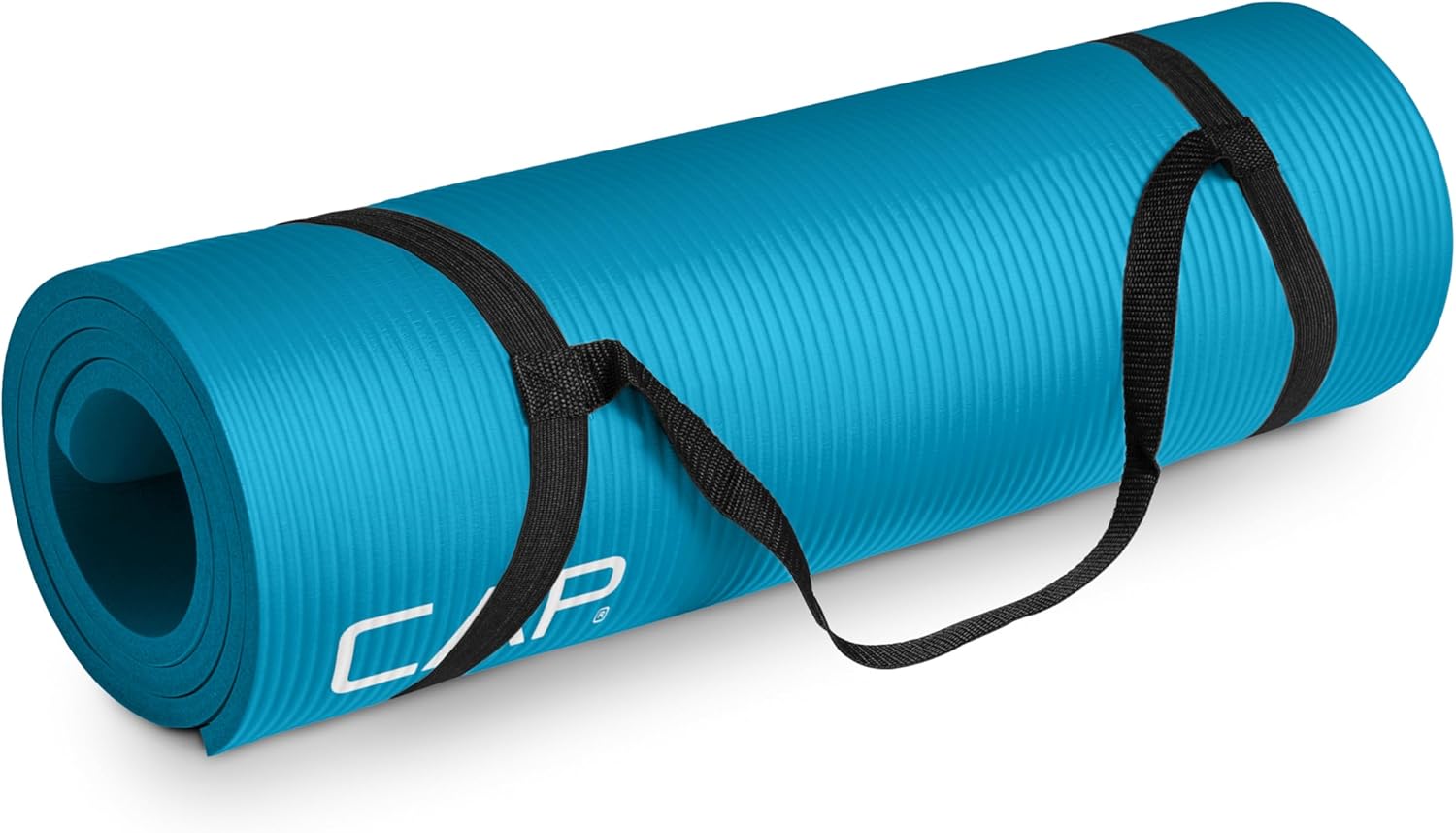 1/2-Inch High Density Exercise Yoga Mat with Strap