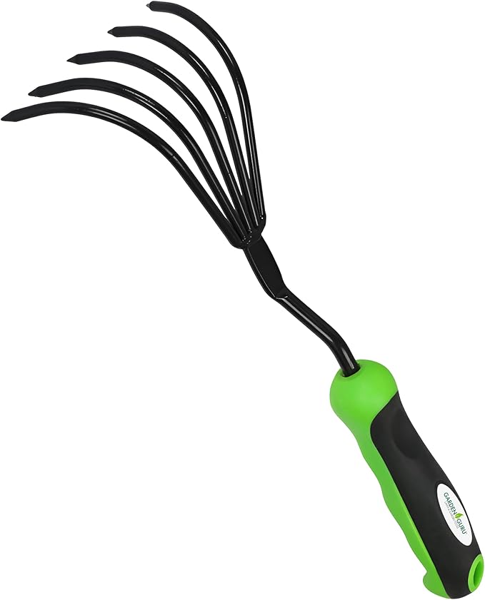 Hand Rake Cultivator Claw Set for Loosening and Aerating Soil
