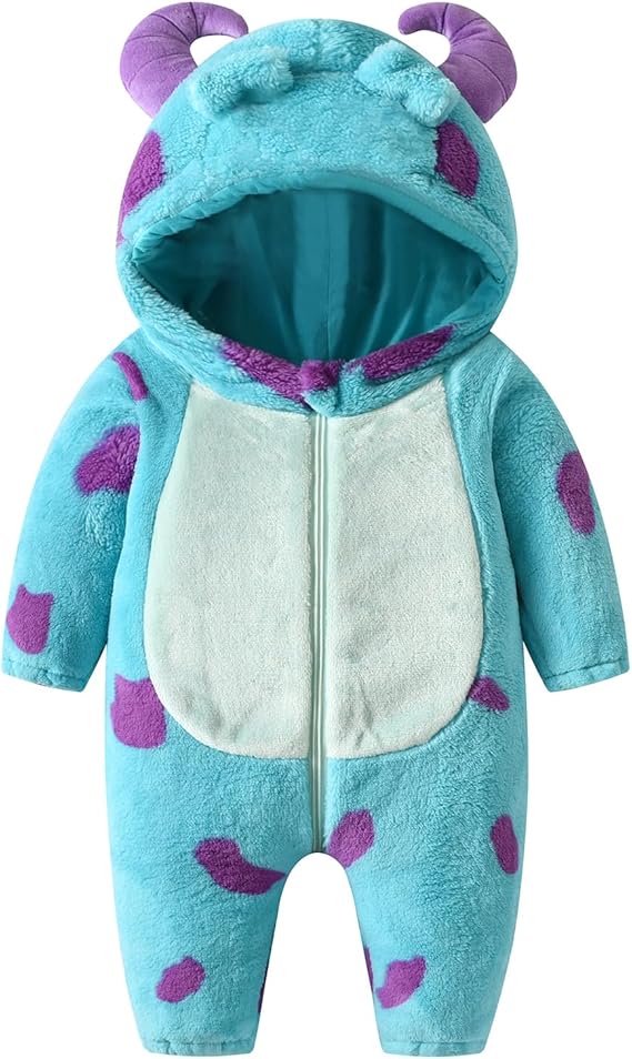 Baby Monster Hooded Costume Onesie