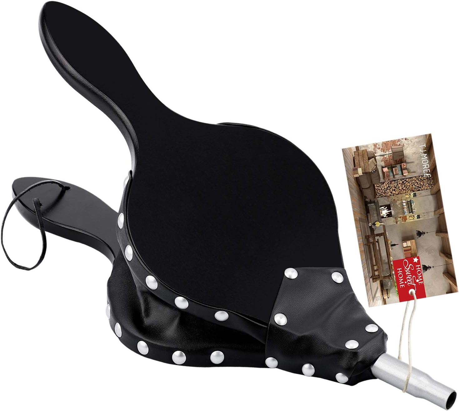 Fireplace 16" x 6.5" Bellows Indoor Wood Fire Blower with Hanging Strap