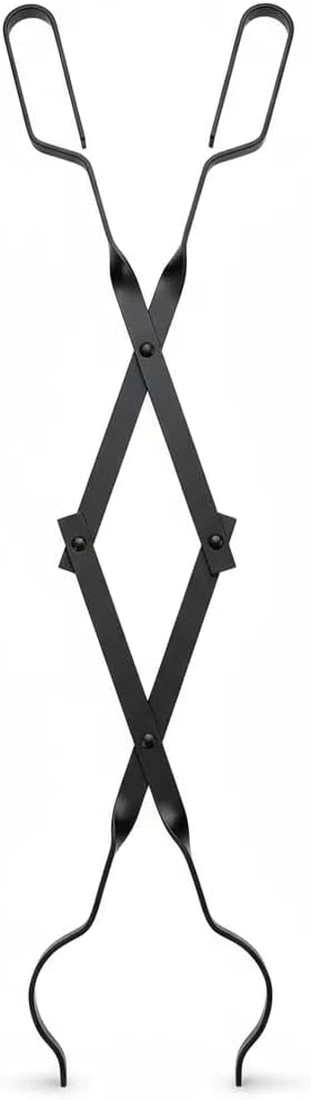 Firewood Tongs for Large Logs, 26-Inch Portable Grabber