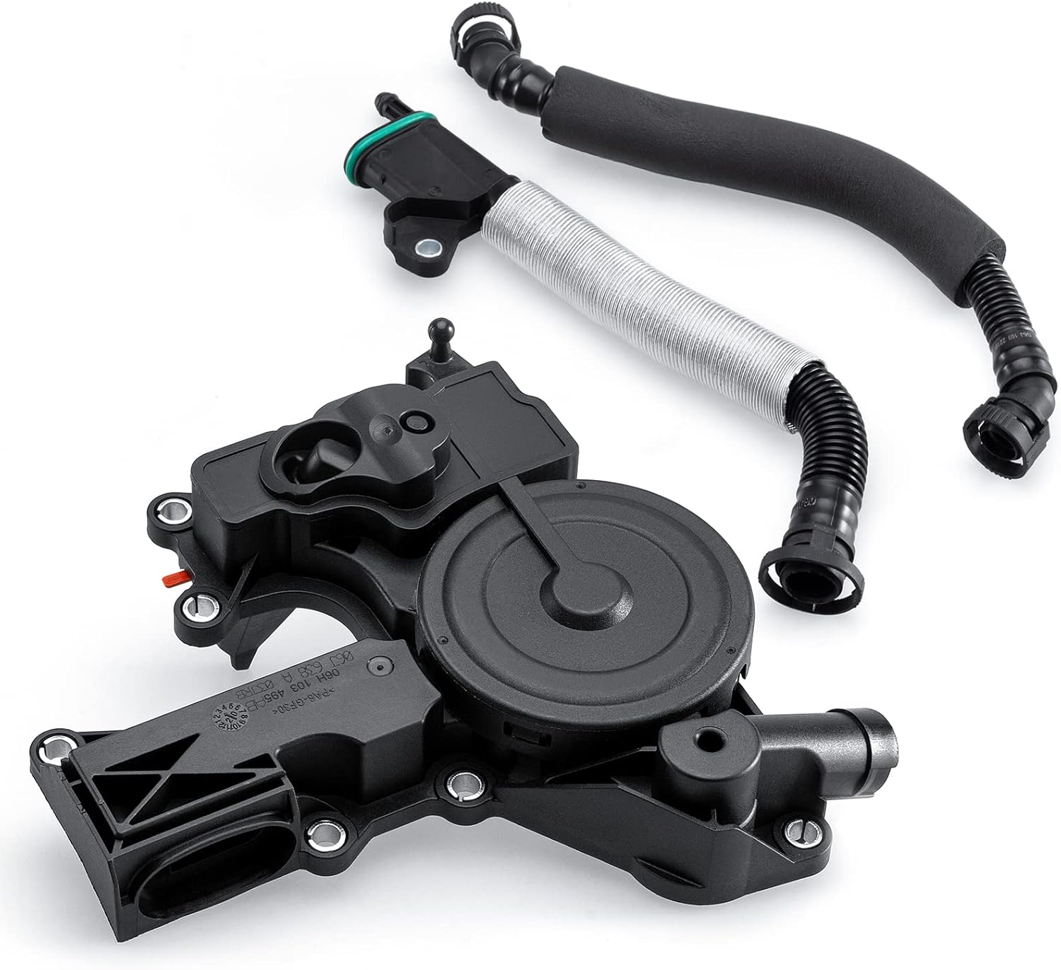 Engine crankcase ventilation valve breather hose kit