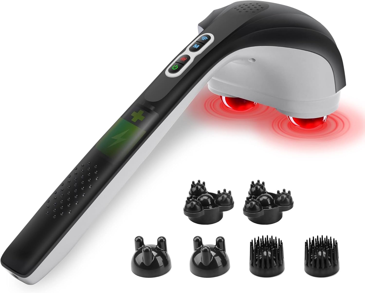 Cordless Handheld Percussion Massager with Heat