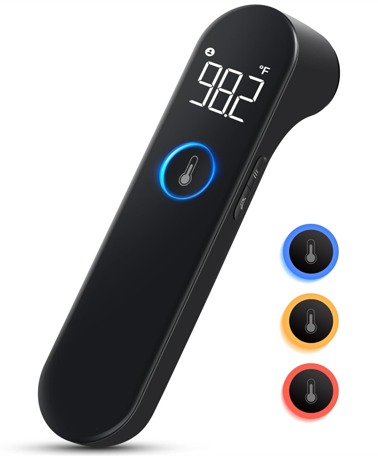No-Touch Forehead Thermometer with Fever Alarm & Mute Mode