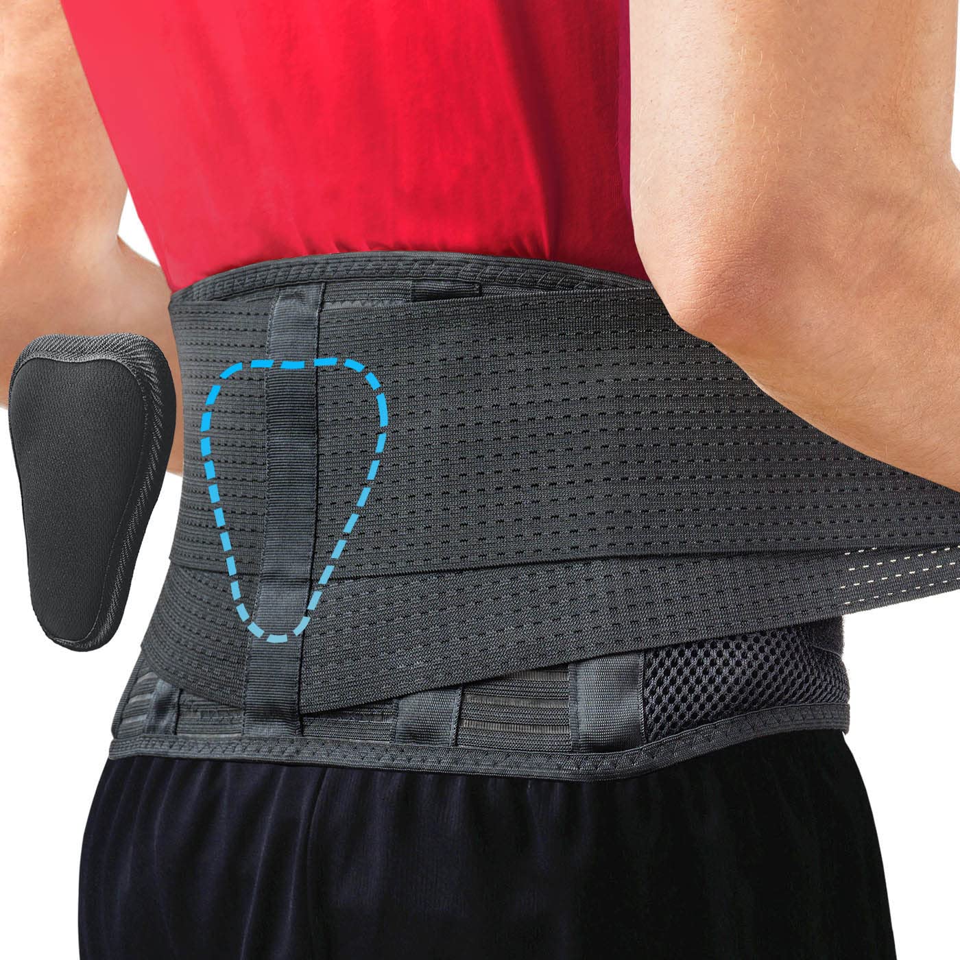 Lower Back Lumbar Support Brace Belt