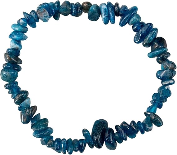 Natural Gemstone Crystal Chip Stretch Bracelet