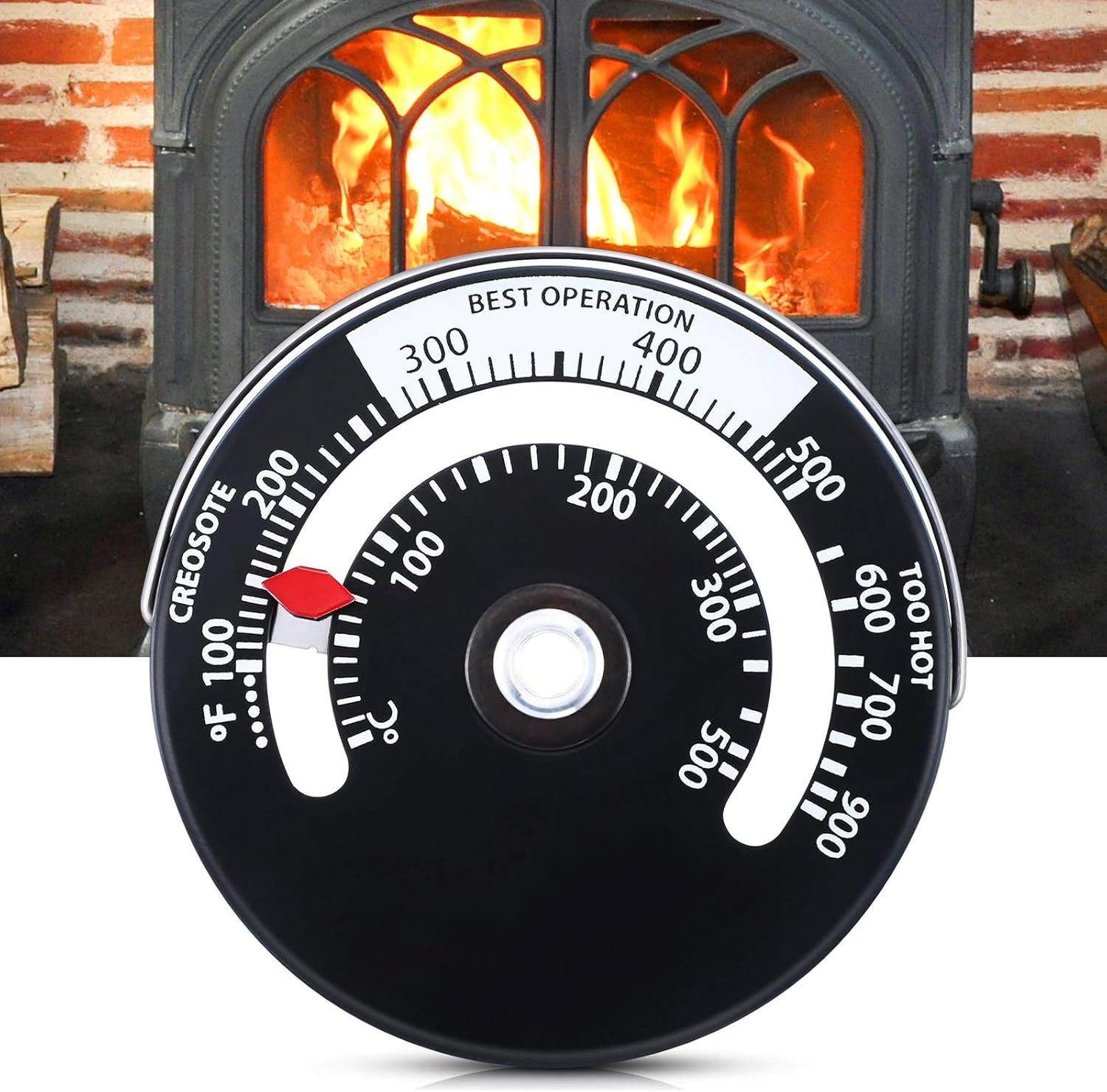 Magnetic Wood Stove Thermometer
