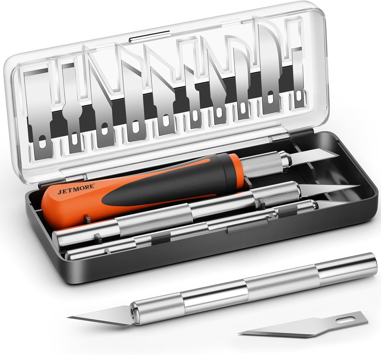 Precision Craft Knife Set with Replaceable Blades 16 Piece