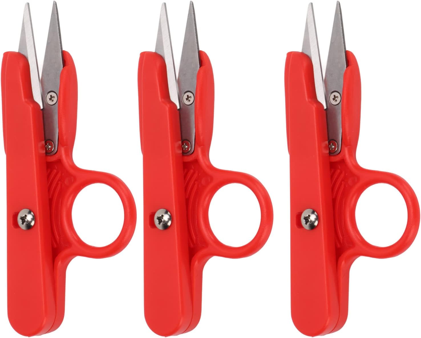 3Pcs Compact Stainless Steel Thread Snips Scissors