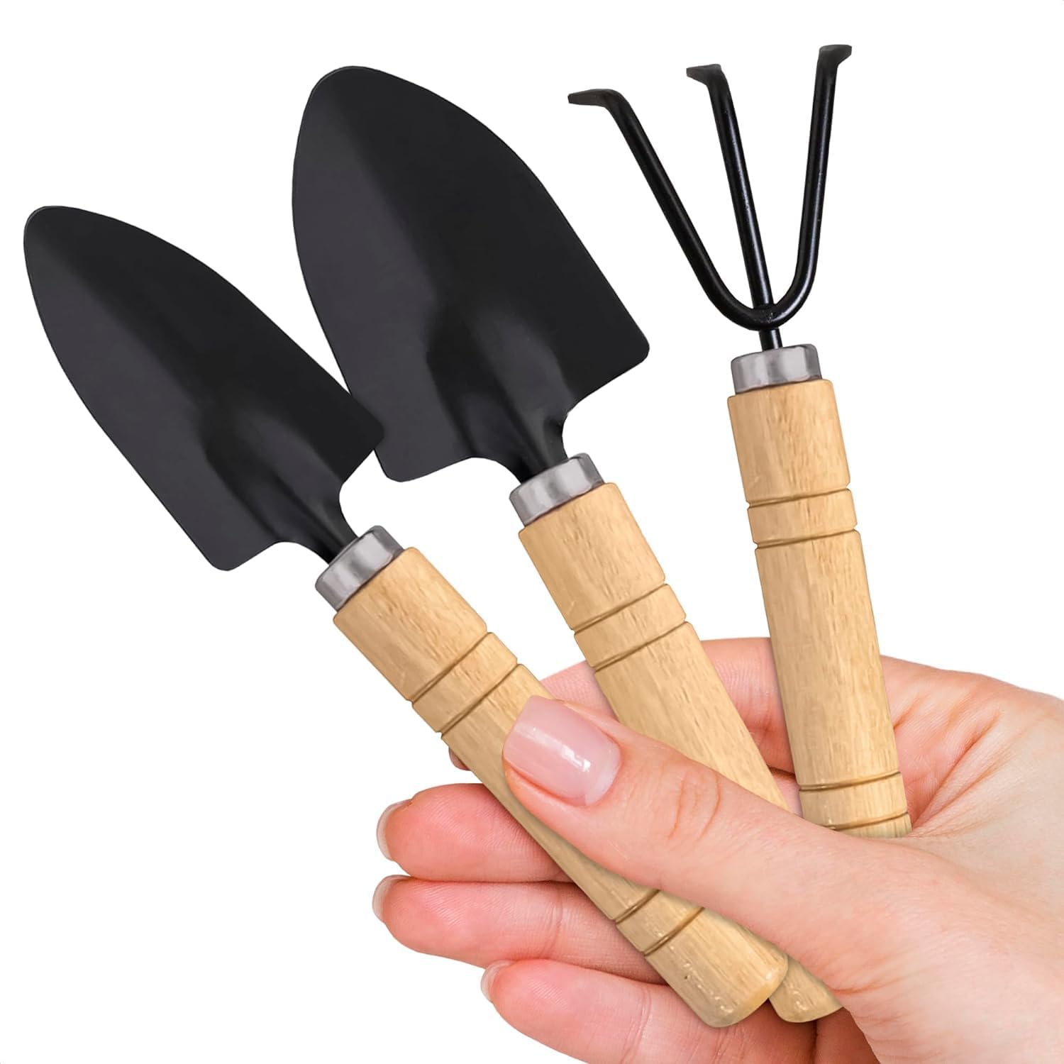3 Piece Mini Indoor Garden Tool Set for Plants