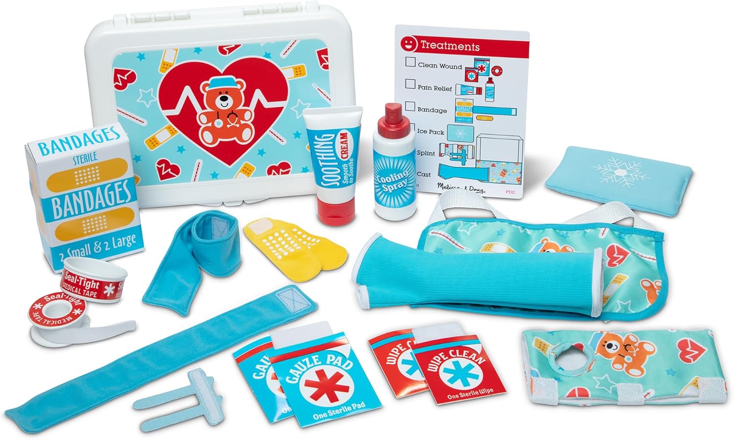 Kids Pretend First Aid Play Set 25 Piece