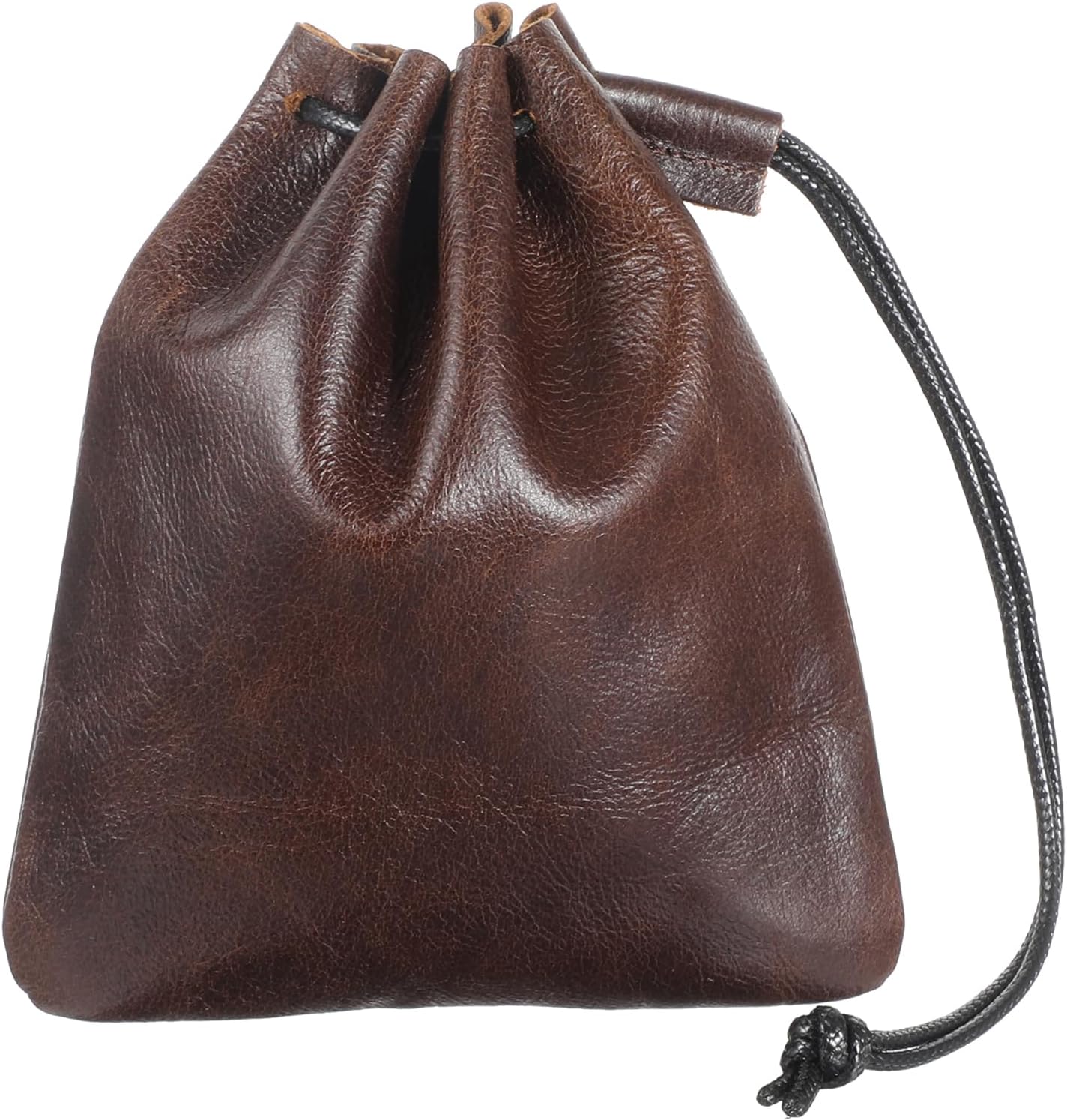 Drawstring Cowhide Bag