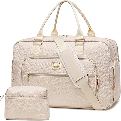 Women's Travel Gym & Weekender Duffel Bag with Wet Pocket and Laptop Compartment