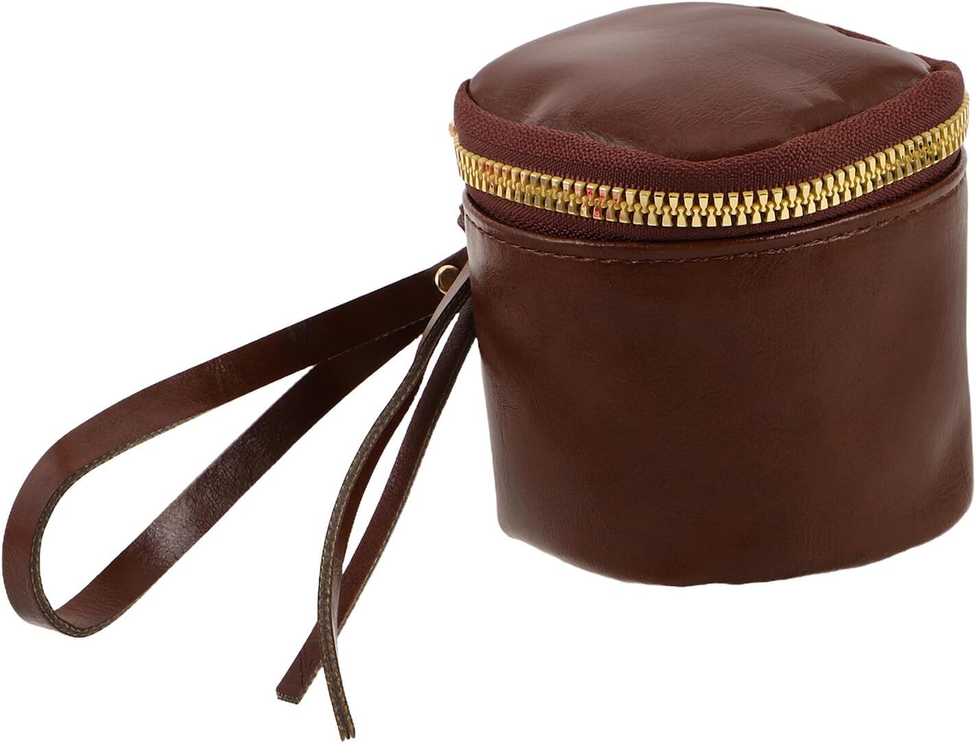 Vintage PU Mini Zipper Coin & Lipstick Wallet Pouch