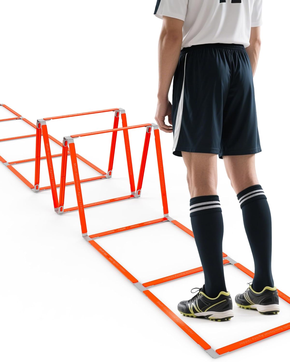 Tangle-Free 10-Rung Agility Speed Training Ladder