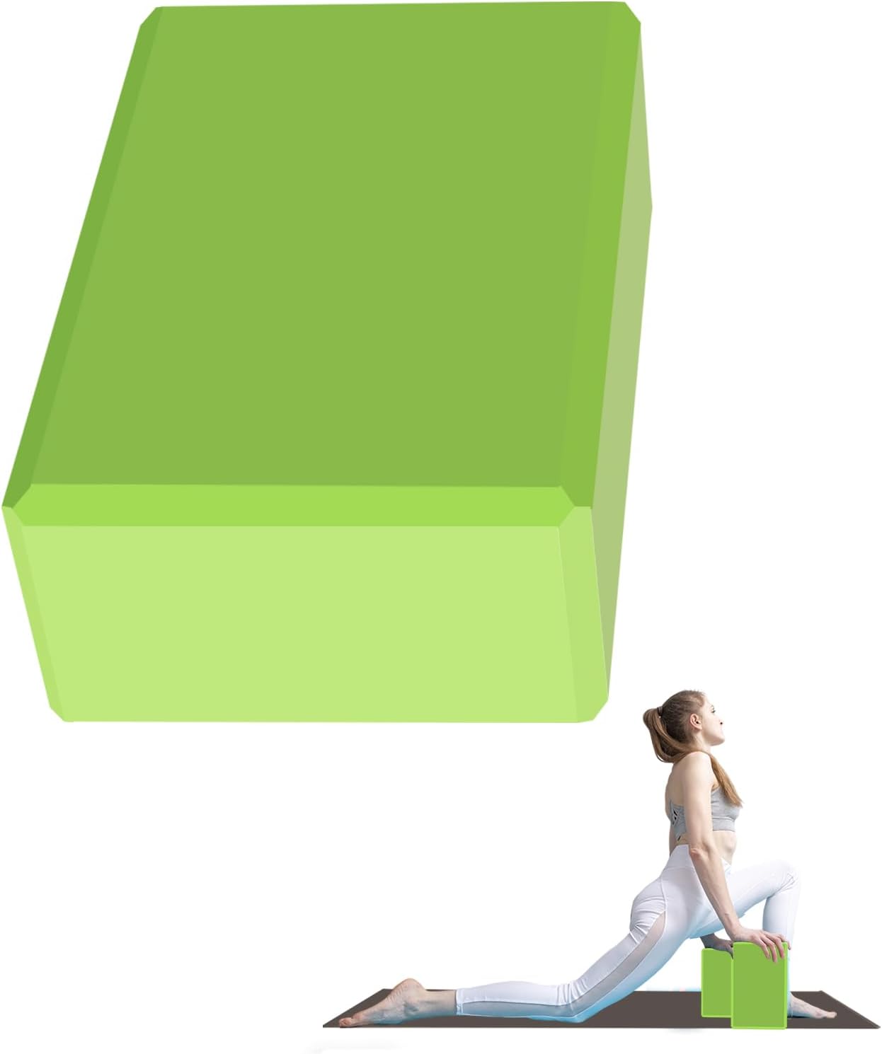 Foam Yoga Block Non-Slip EVA Support Block for Yoga Pilates