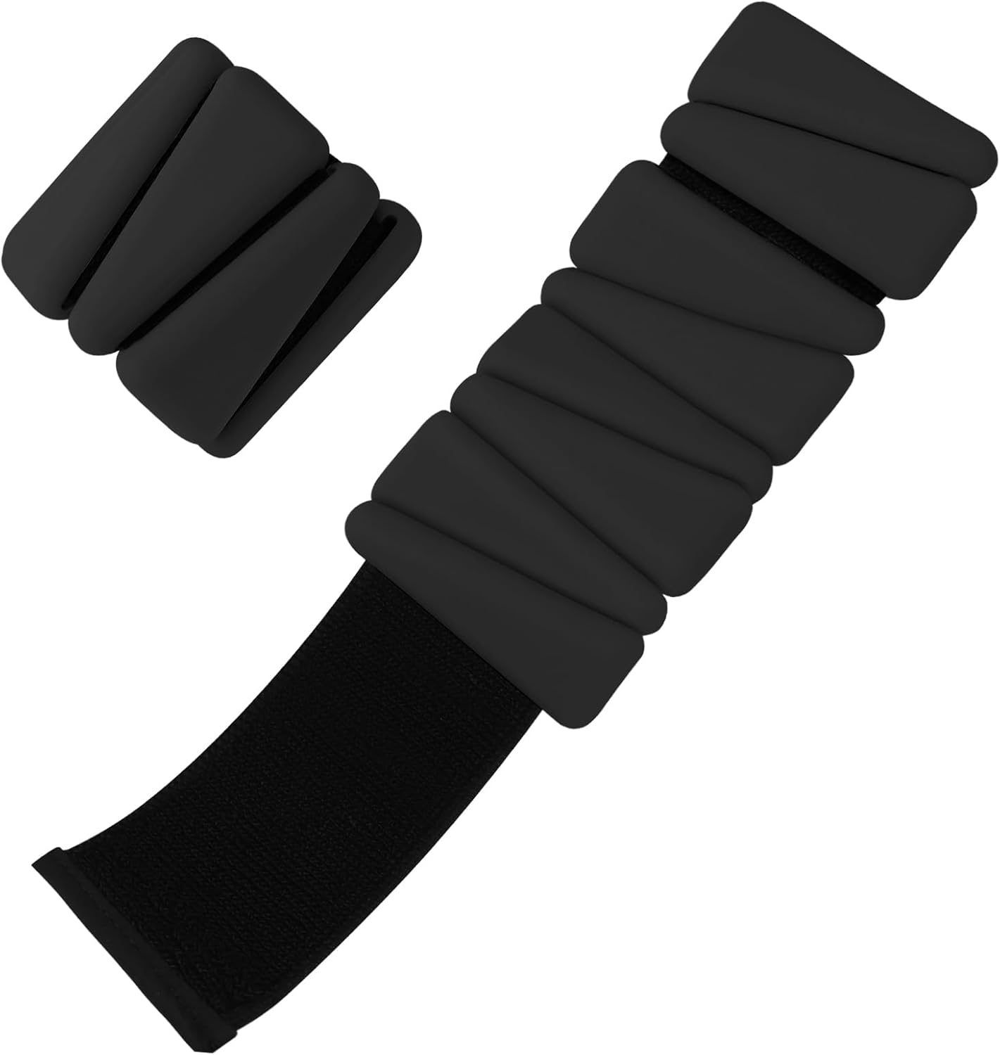Adjustable Silicone Wrist and Ankle Weights Set of 2(2Lbs each)
