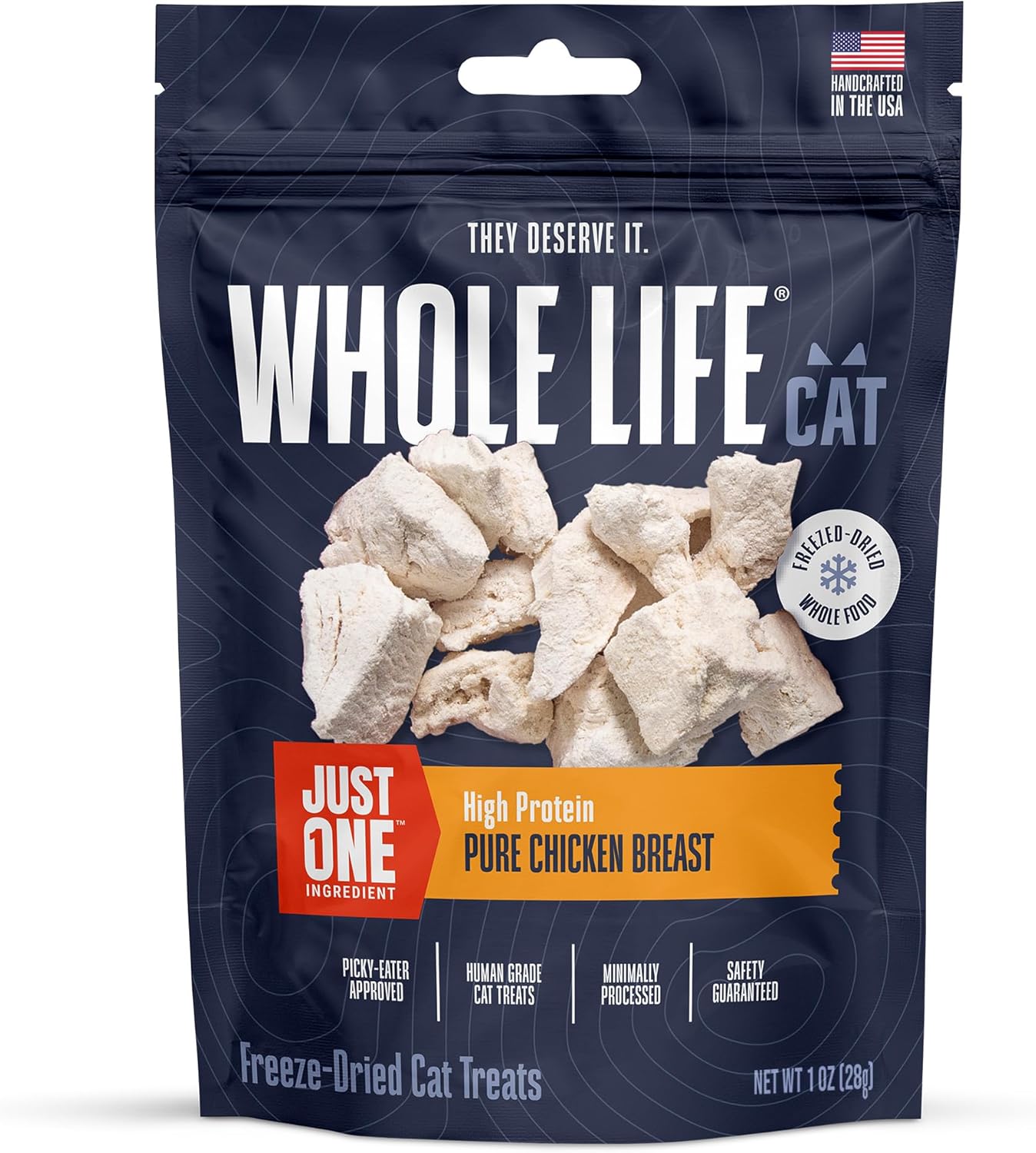 Chicken Freeze Dried Cat Treats - 1 oz